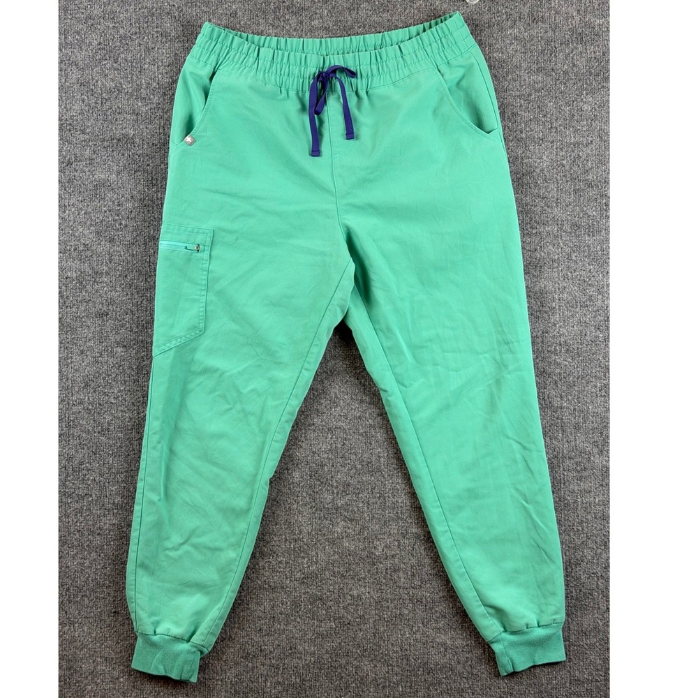 FIGS Technical Collection Mint Green Scrub Jogger Pants W20SW2028 Size Large